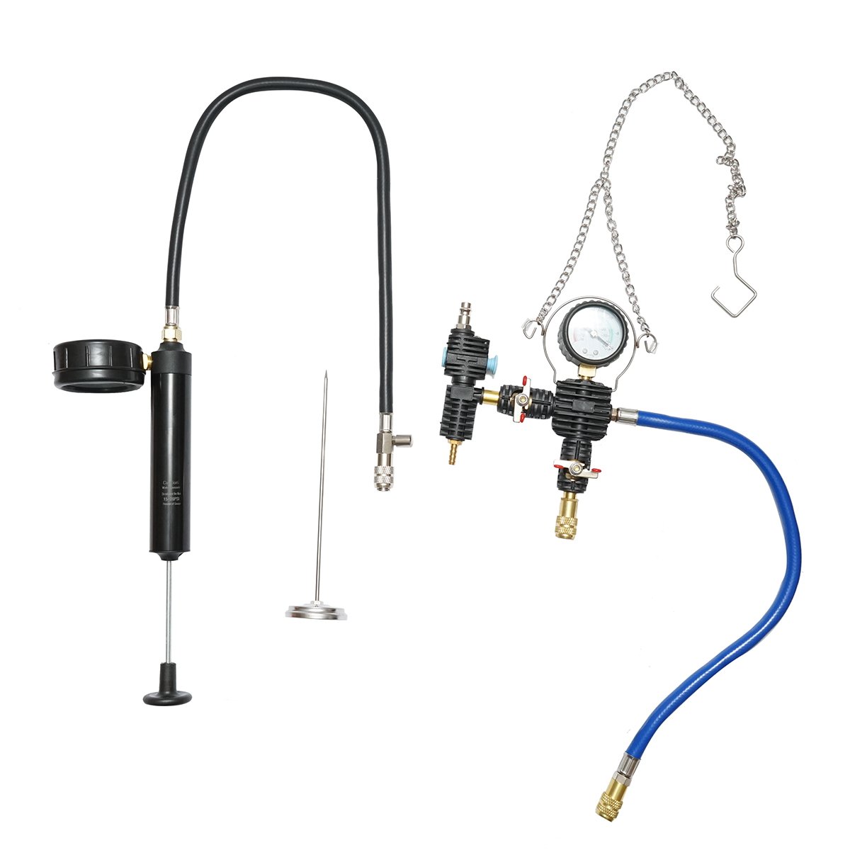 Kit testare presiune radiator, sistem de racire 28 piese Breckner Germany